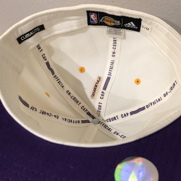 Lakers Adidas On Court Cap Clima Lite - Picture 5 of 8